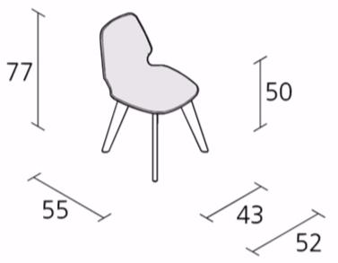 Alias Съемный тканевый стул Taormina tindari sun-id-1347158 - Вид №2