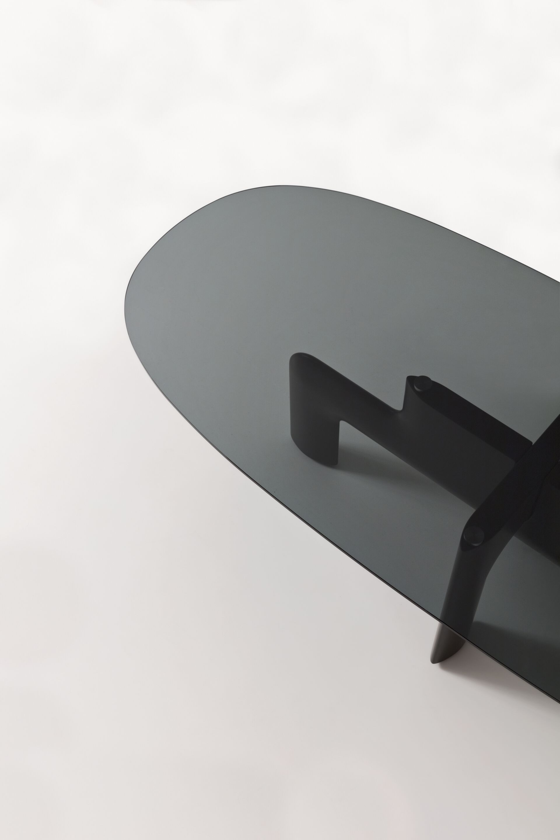 Овальный стол со стеклянной столешницей Ditre Italia Biarritz ARCH-00082727 - Вид №1