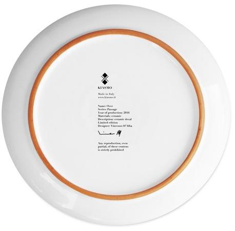 Kiasmo Керамическая тарелка Passage sun-id-1413606 - Вид №2