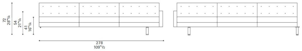 Poltrona Frau Модульный кожаный диван La collezione - divani e poltrone sun-id-1379532 - Вид №13