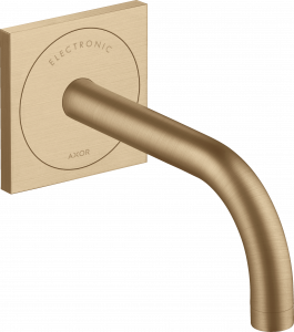 38119140 Электронный смеситель для раковины, скрытого монтажа, настенный, с изливом 165 мм AXOR UNO