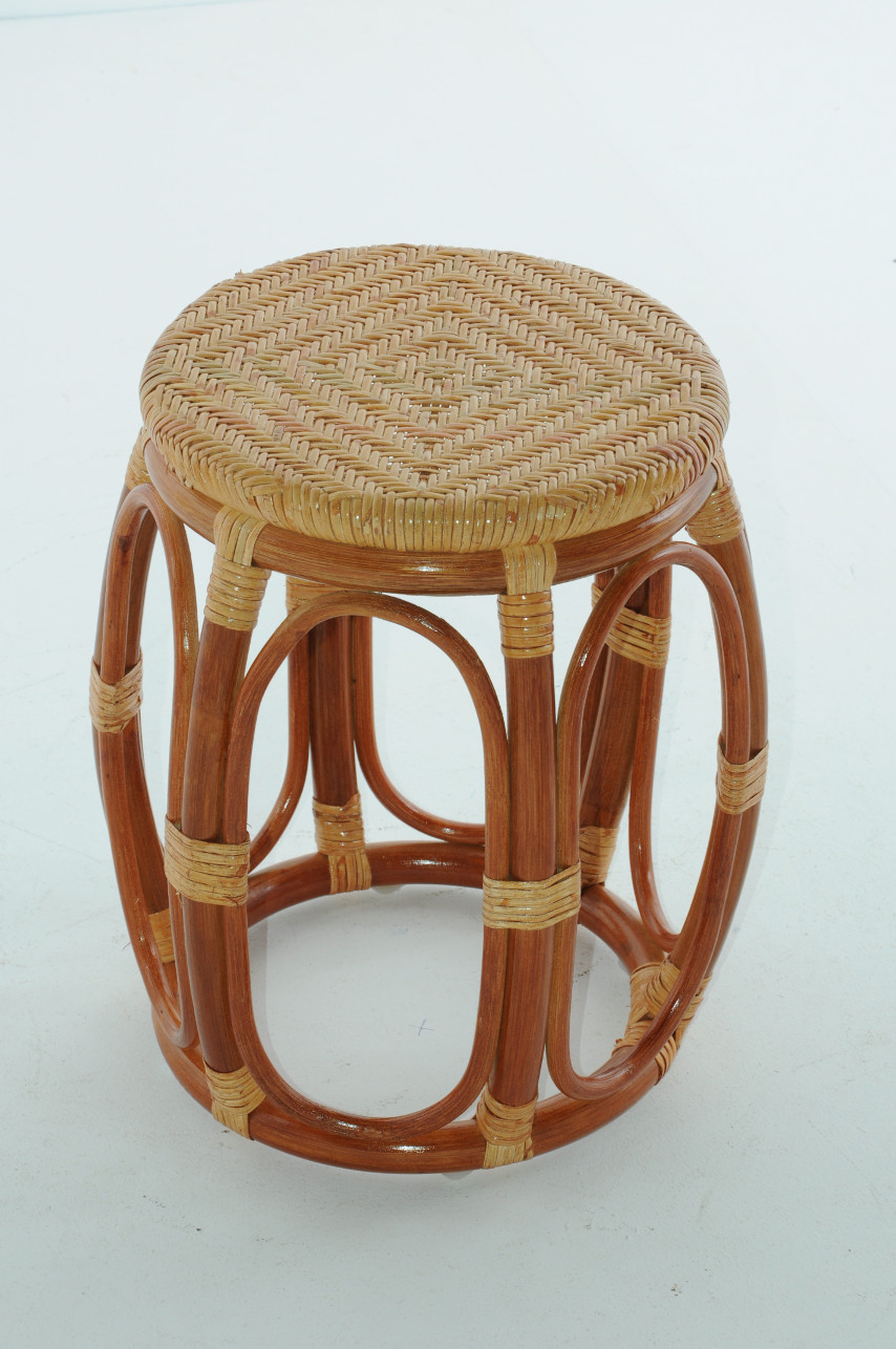 Табурет 39х29 см коньяк Calamus Rotan VINOTTI  00-3885352 Коричневый  - Вид №1