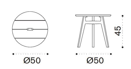 Круглый стол из тикового дерева Ethimo Knit ARCH-00022966 - Вид №18
