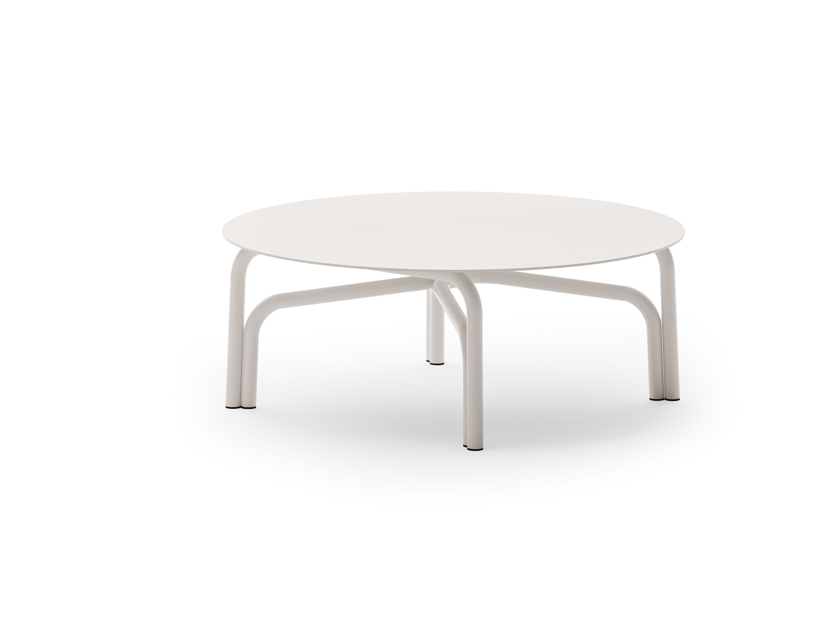 Алюминиевый низкий круглый садовый столик Unopiù Salò ARCH-00027939 - Вид №2