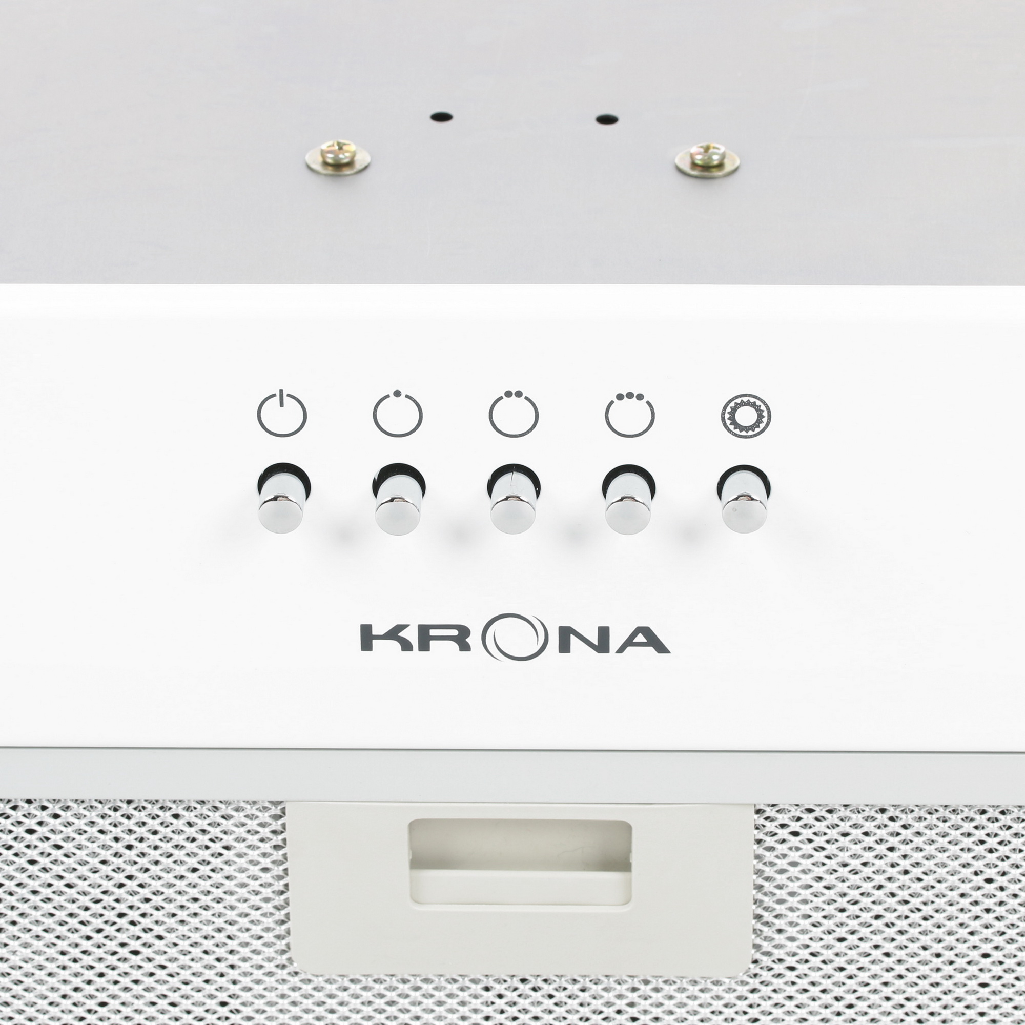 8184306 Вытяжка полновстраиваемая KRONA RUNA 600 PB белый STDN-0002000 - Вид №4