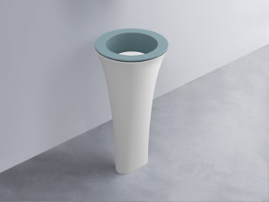 AMLA45-PL+AMPILT-BL+AMCOLT-BL Раковина Amedeo Tondo отдельностоящая cielo Enjoy + Amedeo