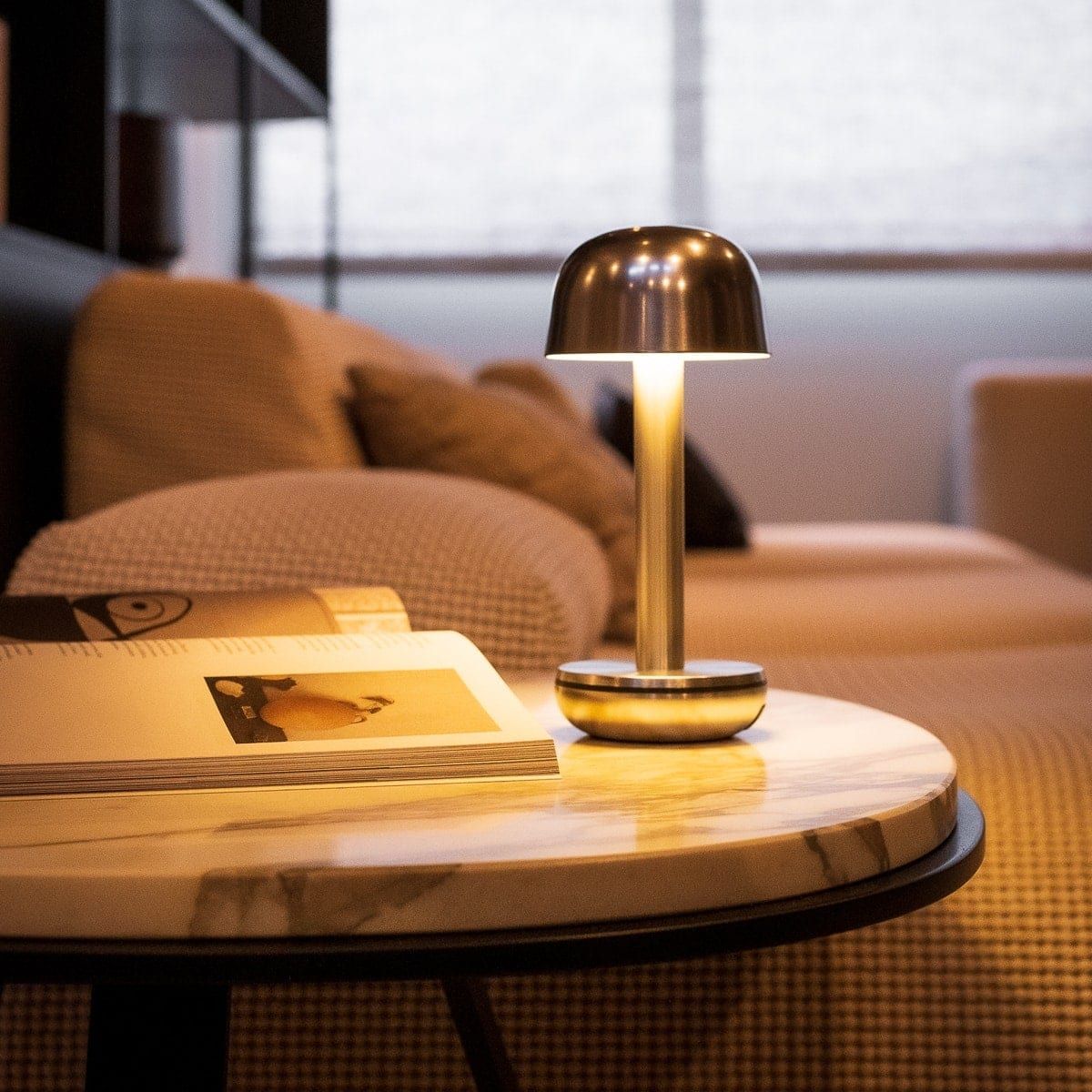 Алюминиевая настольная лампа с диммером In Stock Humble ARCH-00130563 - Вид №6