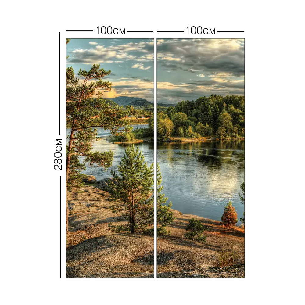 Фотообои 3D Flizart «Красоты Алтая», флизелиновые, 200x280 см 82363626 STLM-2041529 FBRUSH - Вид №4