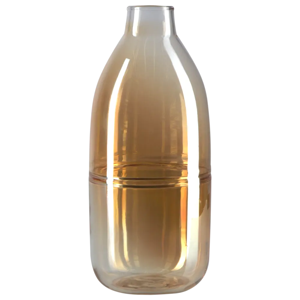 89377994 Ваза Line Shine VST-0231 стекло янтарная 30 см STLM-1364562 Atmosphera  - Вид №1