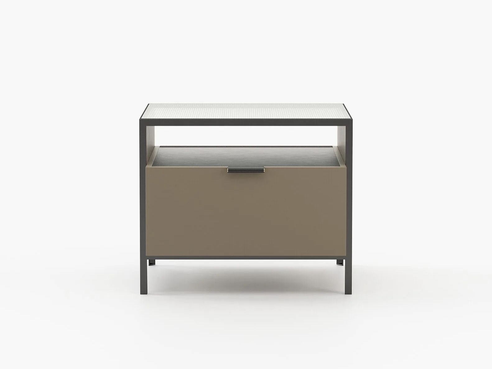 Тумбочка из дерева и стекла Laskasas холст ARCH-00120077 - Вид №8