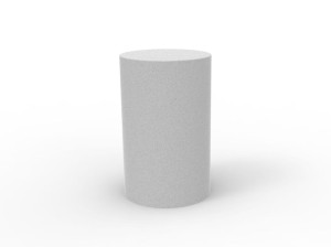 Бетонный фиксированный цилиндрический боллард