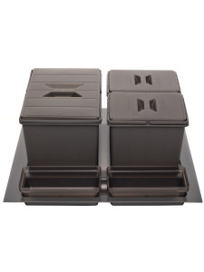 Система сортировки мусора Omega 600/24/3 Anthracite NAVAKO