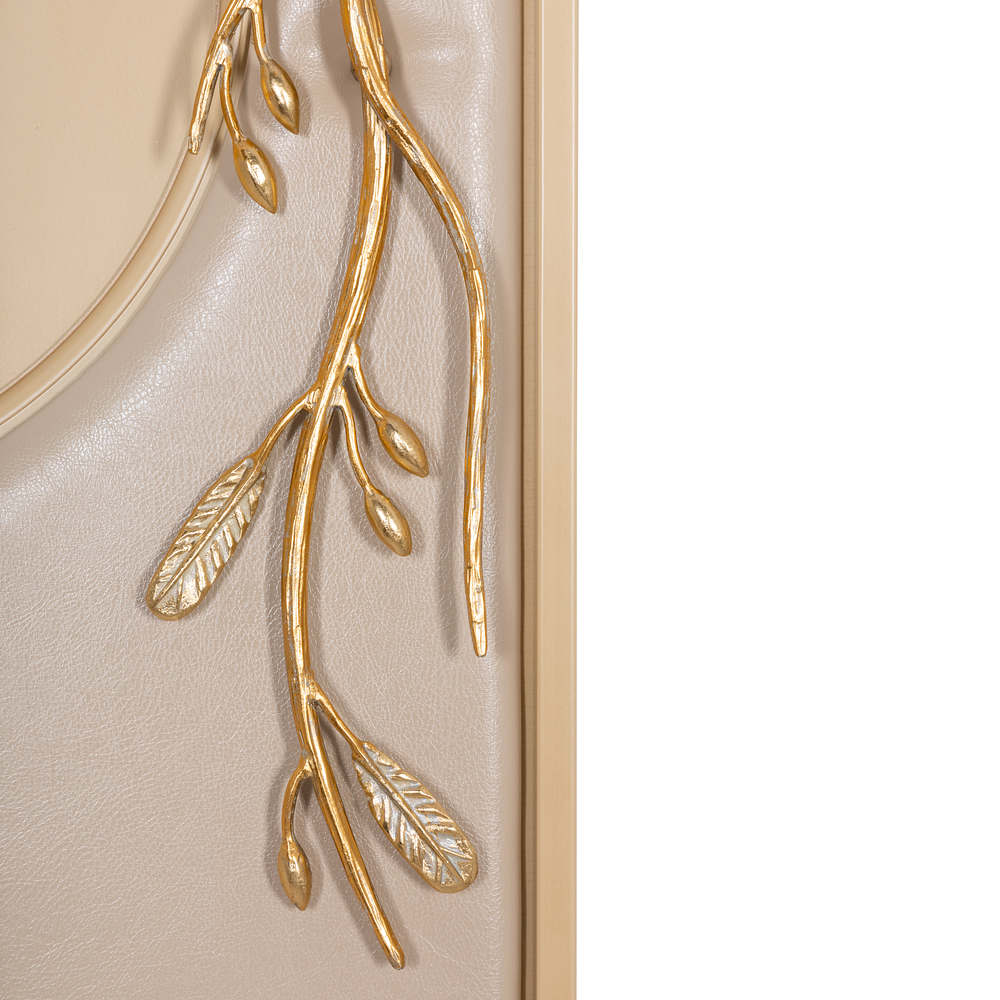 15015 Вешалка настенная Oliva Branch Айвори Мраморное золото BOGACHO 4627196597518 - Вид №6