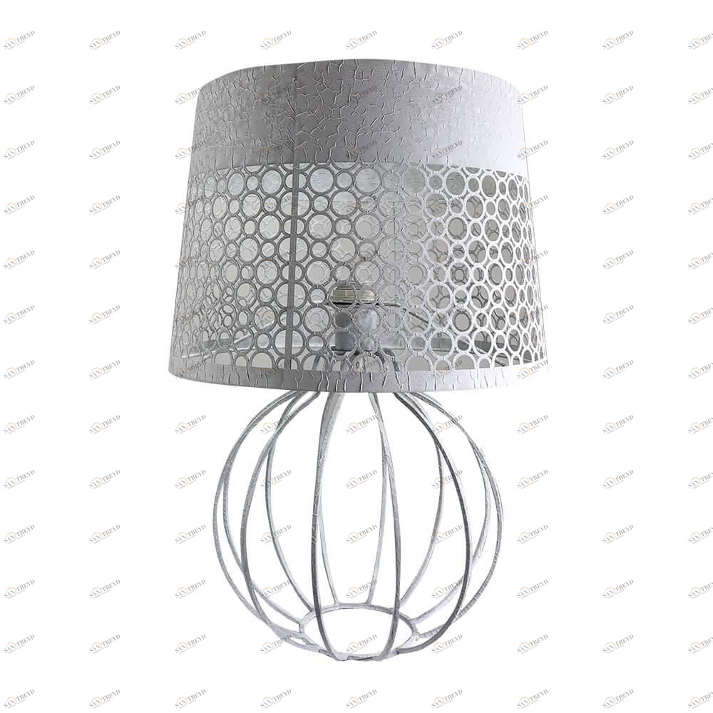 Лампа настольная белая Seven Fires "Карвед" B 39103.04.17.01B SEVEN FIRES КАРВЕД 00-3907811 Белый 