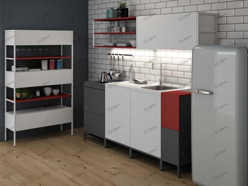 Bralco Металлическая мини-кухня Domomag sun-id-1444343