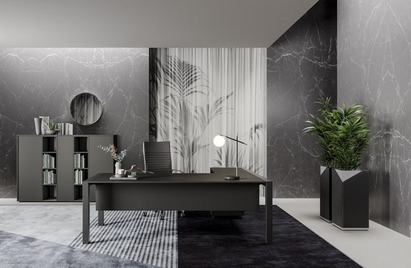 PROF Лакированный письменный стол для руководителей Extralight sun-id-1428220 - Вид №11