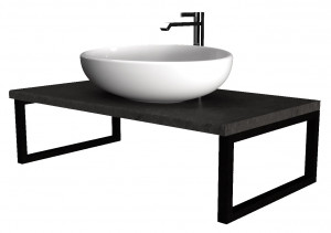 У85837 Столешница GRUNGE LOFT 90 Бетон темно-серый 1 Marka GRUNGE LOFT