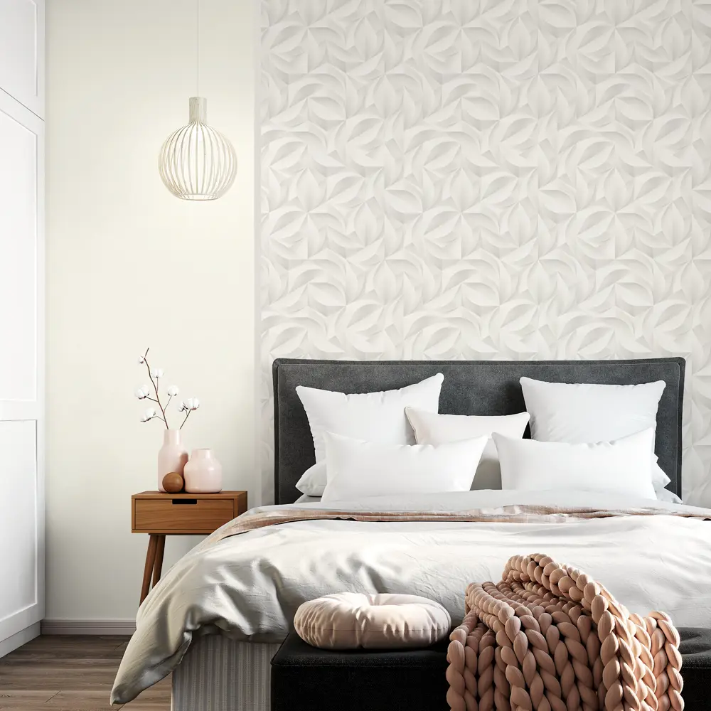 Обои флизелиновые Palitra Home белые 1.06 м HC71542-16 83537266 STLM-2070754 Reflect - Вид №2