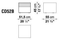 B&B Italia Прямоугольная тумбочка с ящиками Dado sun-id-1419366 - Вид №2