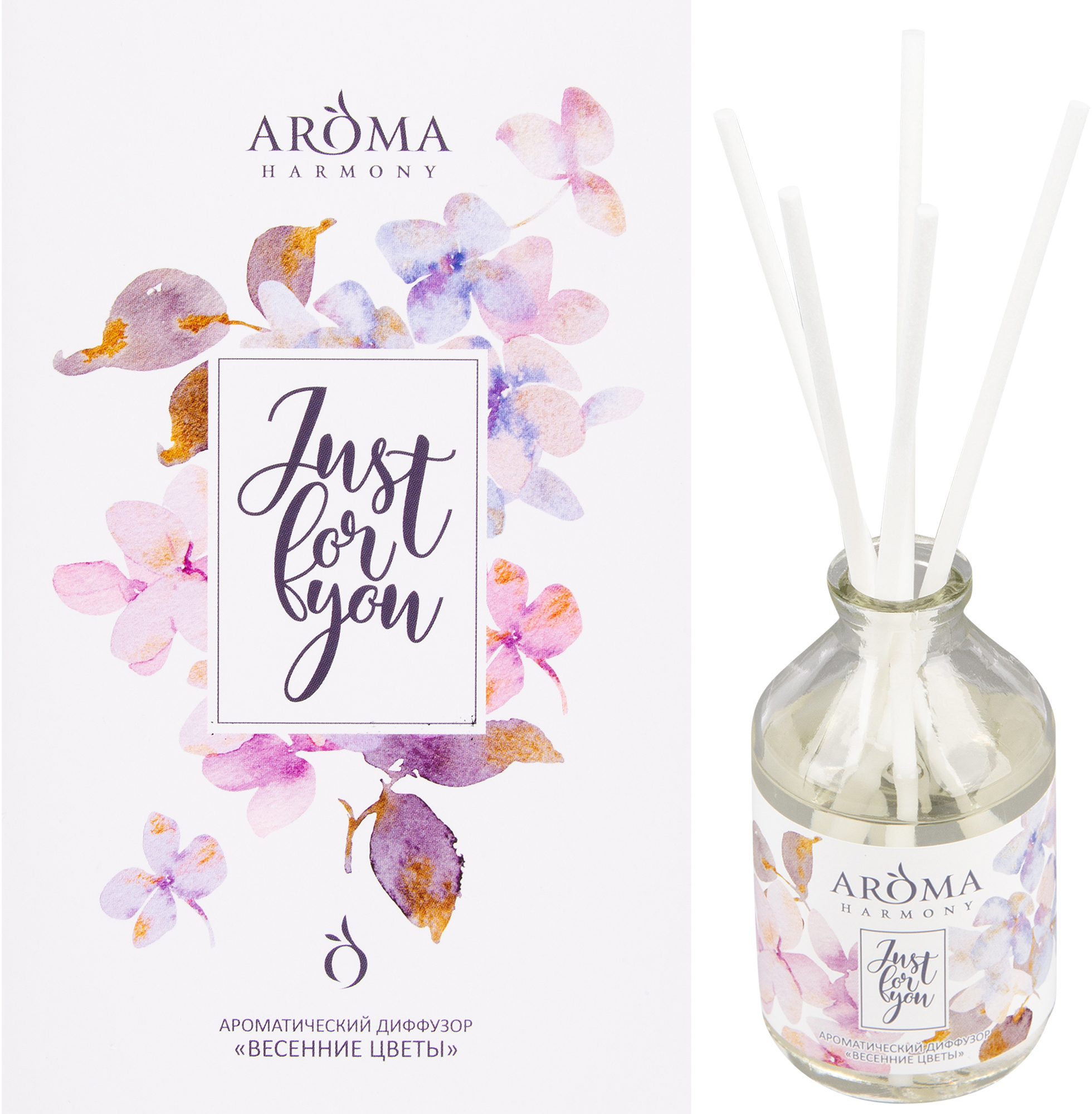 AROMA HARMONY Диффузор-открытка с ароматом весенних цветов 50 мл 82520766