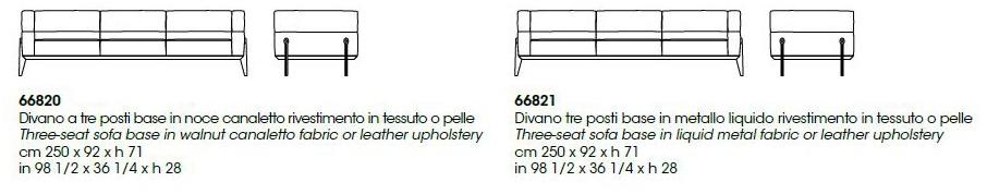 Giorgetti 3-х местный кожаный диван Ago sun-id-1392631 - Вид №2