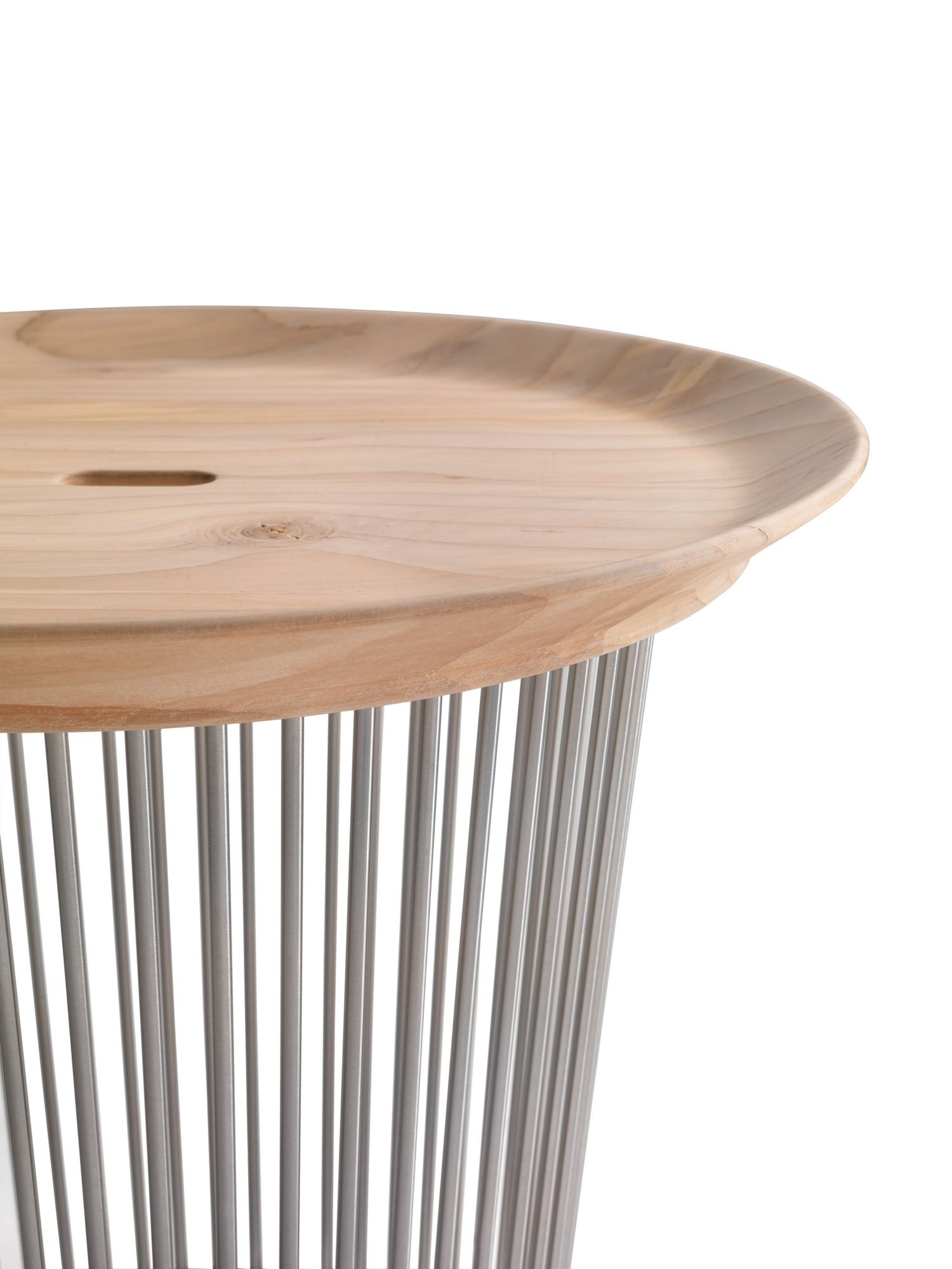 Круглый журнальный столик с металлической основой и керамической столешницей Flexform Berry ARCH-00062336 - Вид №2