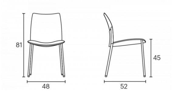 ENEA Штабелируемый стул из полипропилена Global sun-id-1387359 - Вид №5