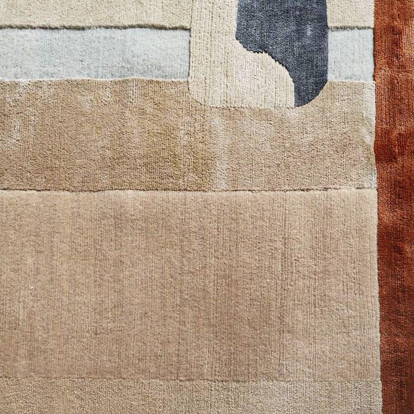 Tapis Rouge Прямоугольный коврик ручной работы Abstraction Tr1297 - Вид №1