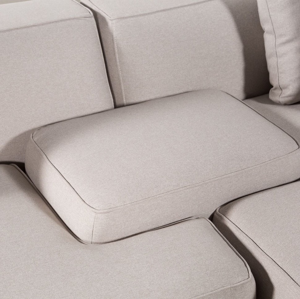 Модульный диван Goff угловой белый ICON DESIGNE ДИЗАЙНЕРСКИЕ 178088 Белый  - Вид №3