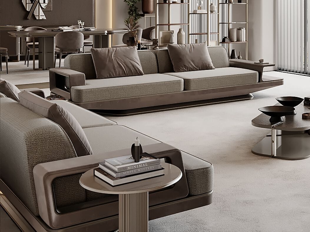 4-местный тканевый диван Zebrano Athena ARCH-00044147 - Вид №2