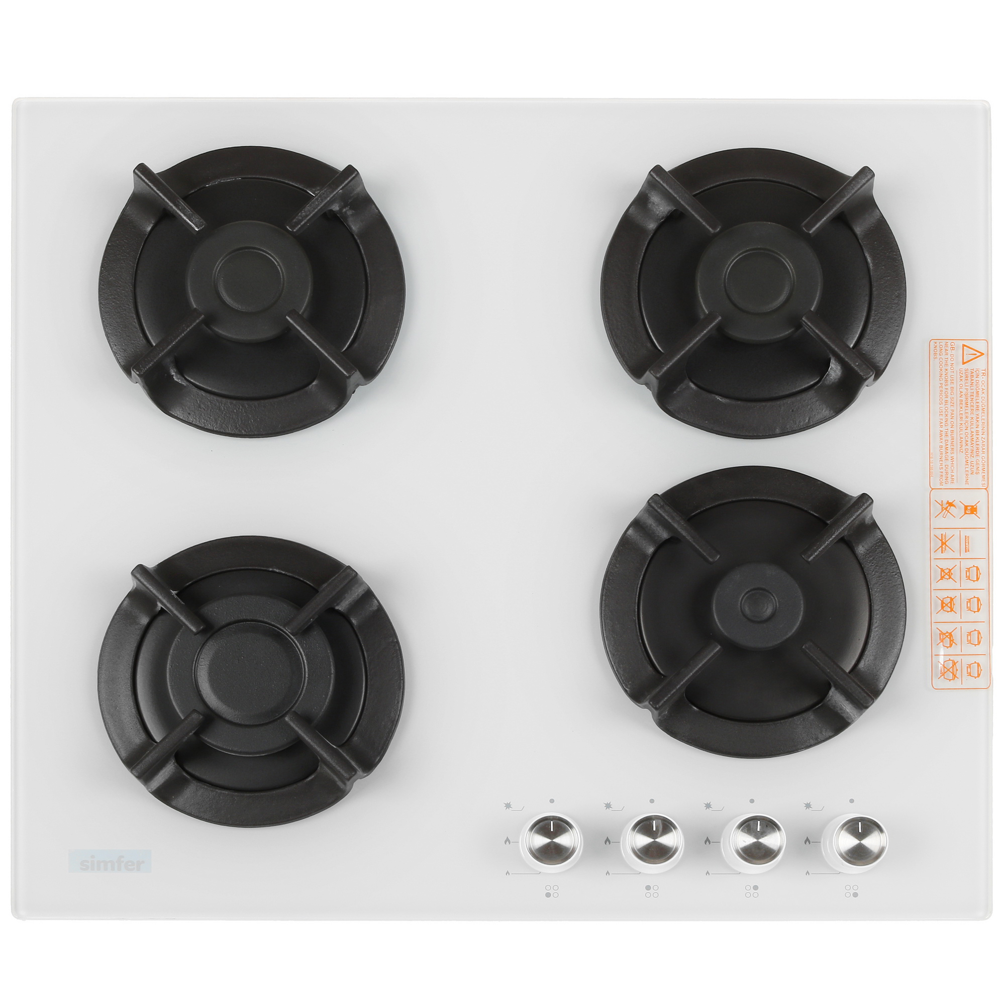 8191900 Газовая варочная поверхность Simfer H60N40W416 STDN-0114607