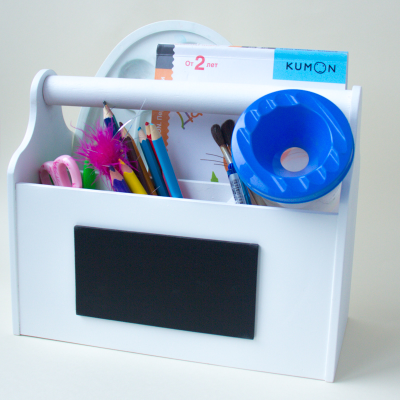 Карандашница большая белая VAMVIGVAM  00-3830893 Белый Santreyd  - Вид №1