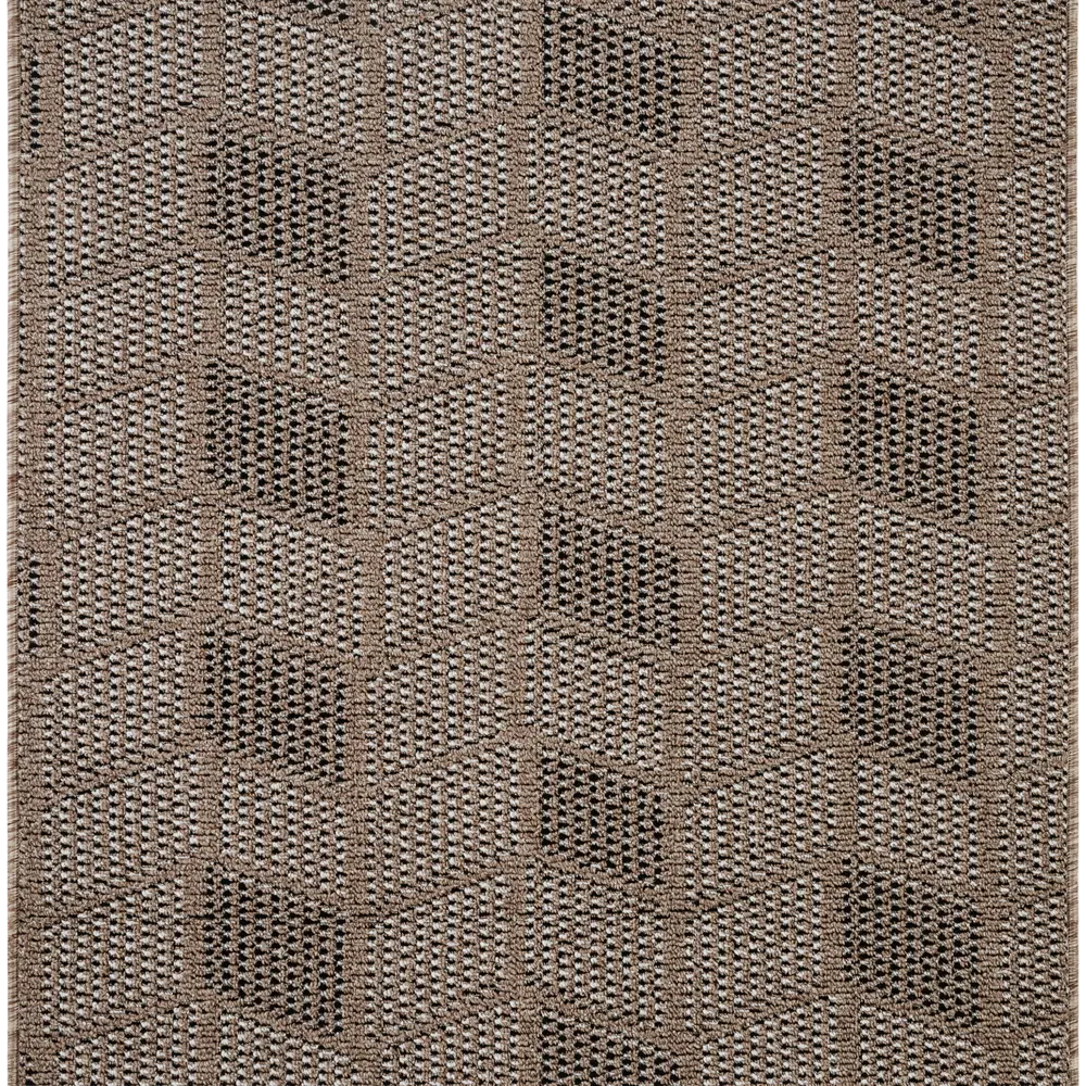 Дорожка ковровая «Зиг-заг 020-19171» 1 м, цвет бежевый РОЯЛТАФТ STLM-2111505