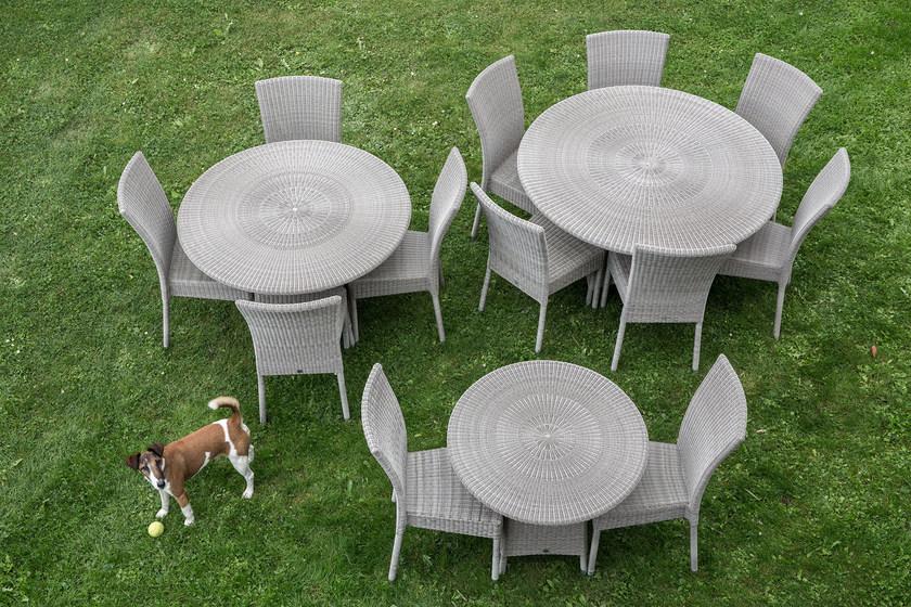 Kok Maison Круглый садовый стол из полиэтилена Résine fine sun-id-1437968 - Вид №2