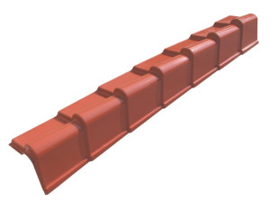 Левая боковая окантовка для черепичной плиты