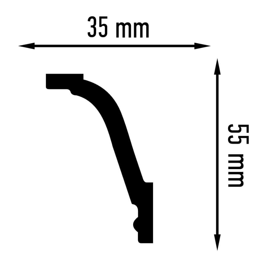 Уголок внутренний IС 35/55 SC(25*4) STSR-2093 ПЛИНТЭКС  - Вид №1