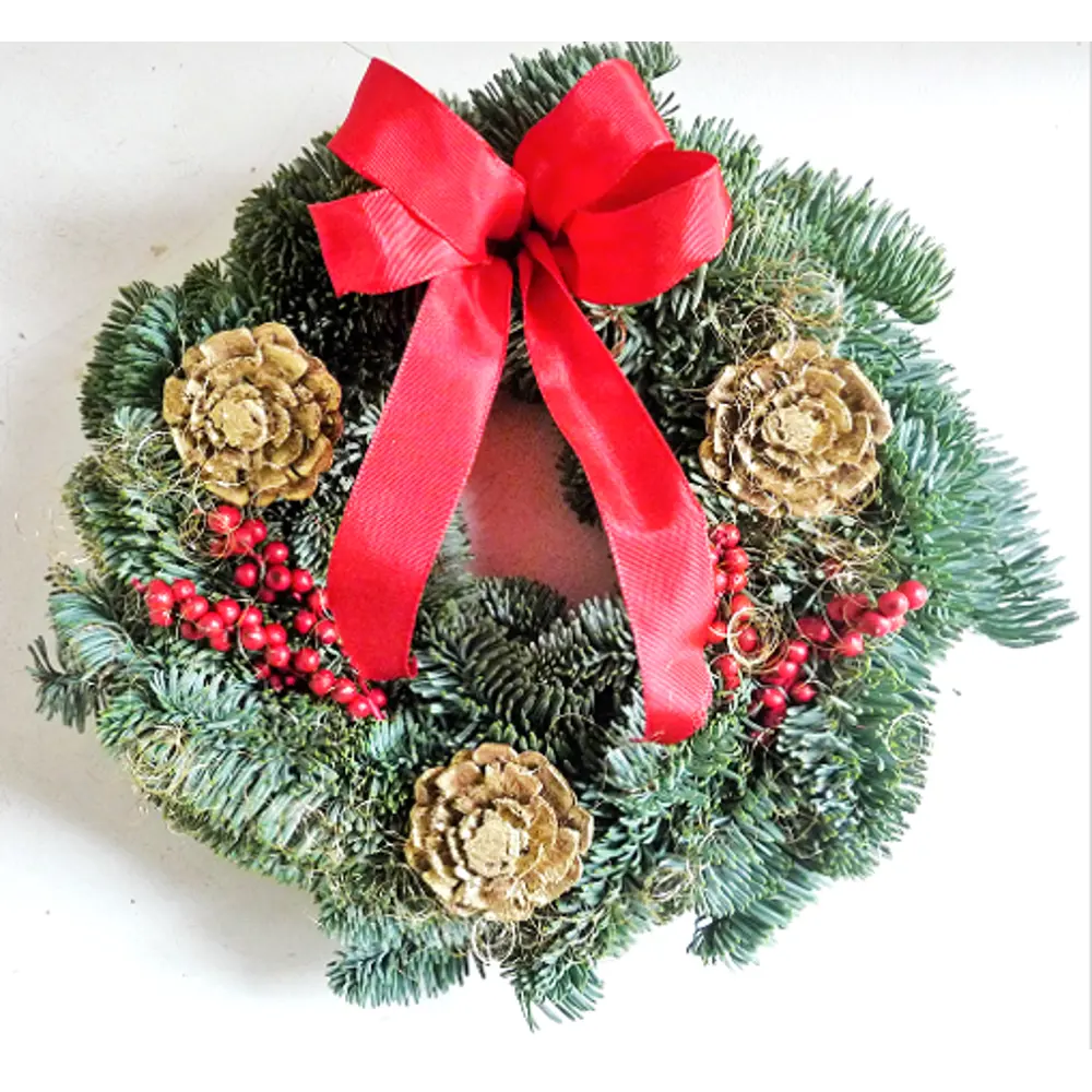 Венок рождественский с бантом Santreyd STLM-2206602 - Вид №1