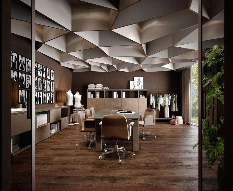 Caroti Стеллаж низкий открытый из лакированной древесины для офиса Concept 303 - bold - Вид №2