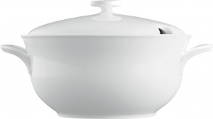 10642880 Furstenberg Супница с крышкой Furstenberg "Вагенфельд" 2,8л (белая) Фарфор