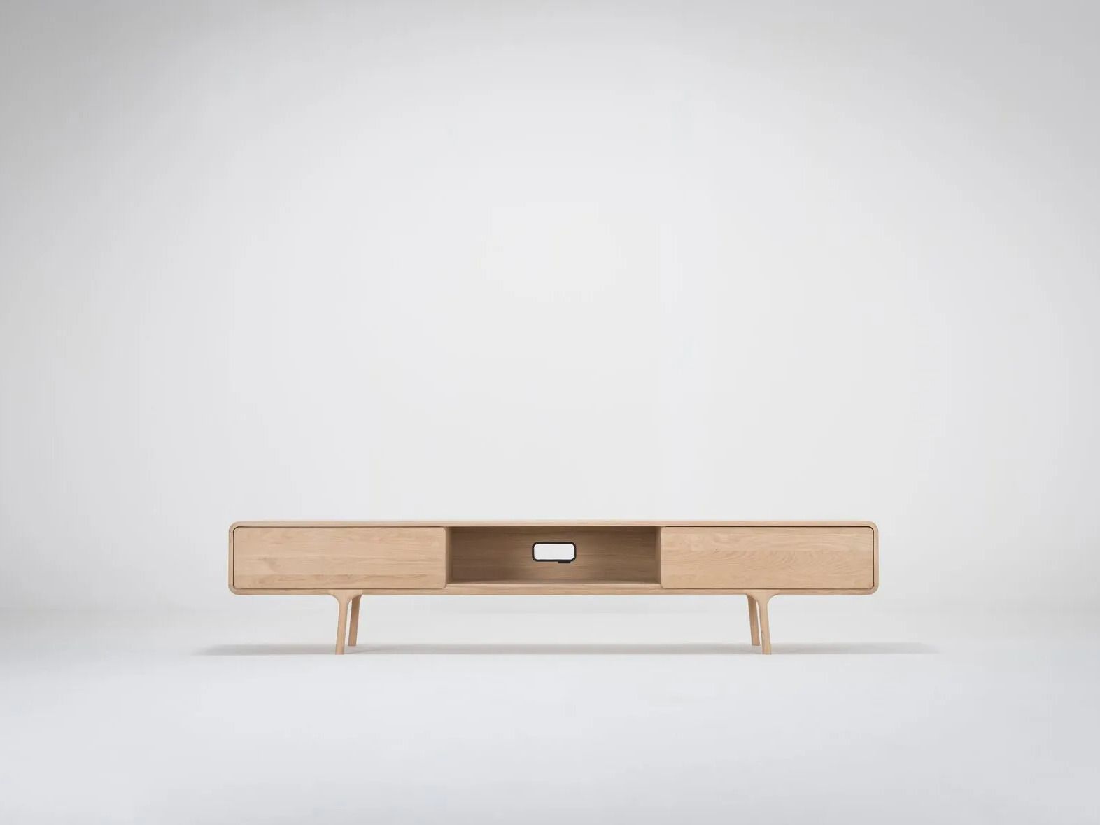 Низкий дубовый ТВ-шкаф с ящиками Gazzda Фавн ARCH-00041114 - Вид №7