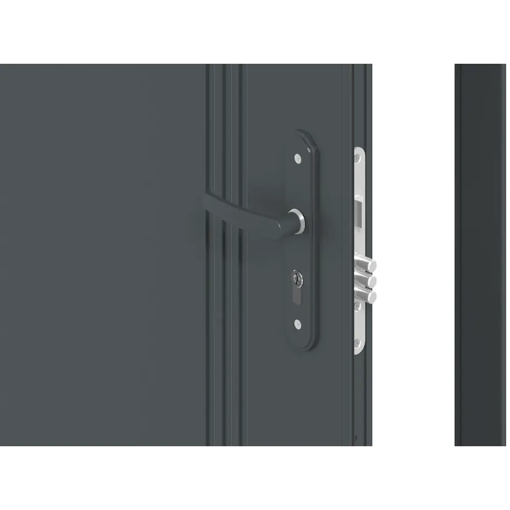 Дверь входная металлическая Эко 98x205 см левая антрацит 84226051 STLM-2062114 DOORHAN  - Вид №4