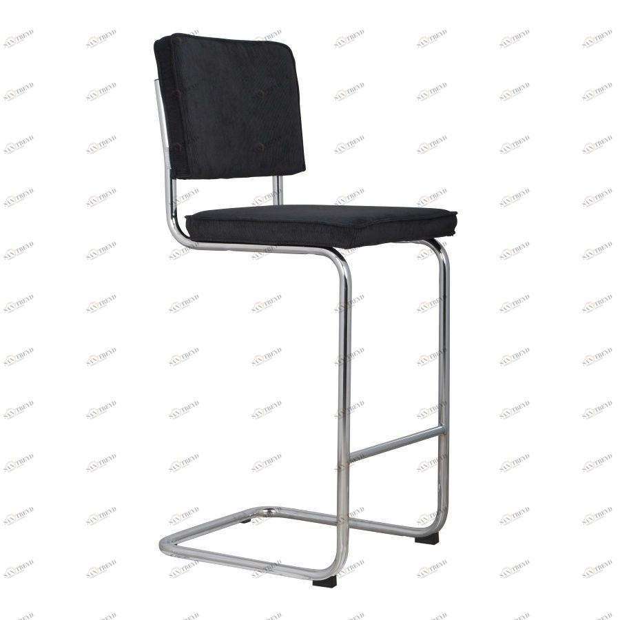 Стул барный Ridge Rib черный Zuiver 1500202