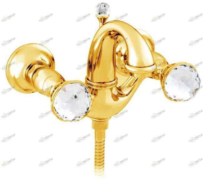 Bronces Mestre Смеситель для ванны на 2 отверстия с кристаллами swarovski® Pacifica sun-id-1368266