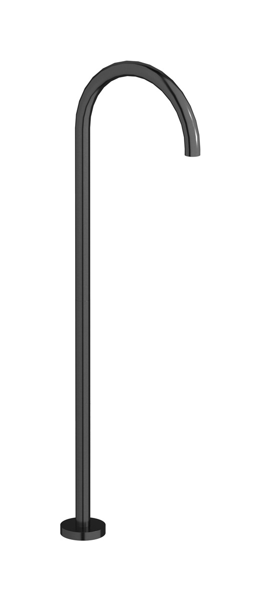 Напольный излив для ванны WE ARE IB rx399cs Brushed Black Chrome Reflex