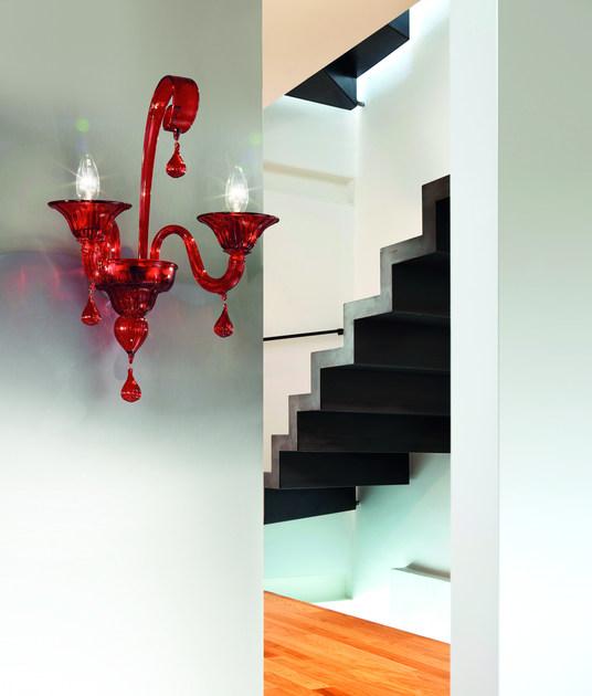 Rossini Illuminazione Настенный светильник из дутого стекла Caroline A.1032-2 - Вид №1