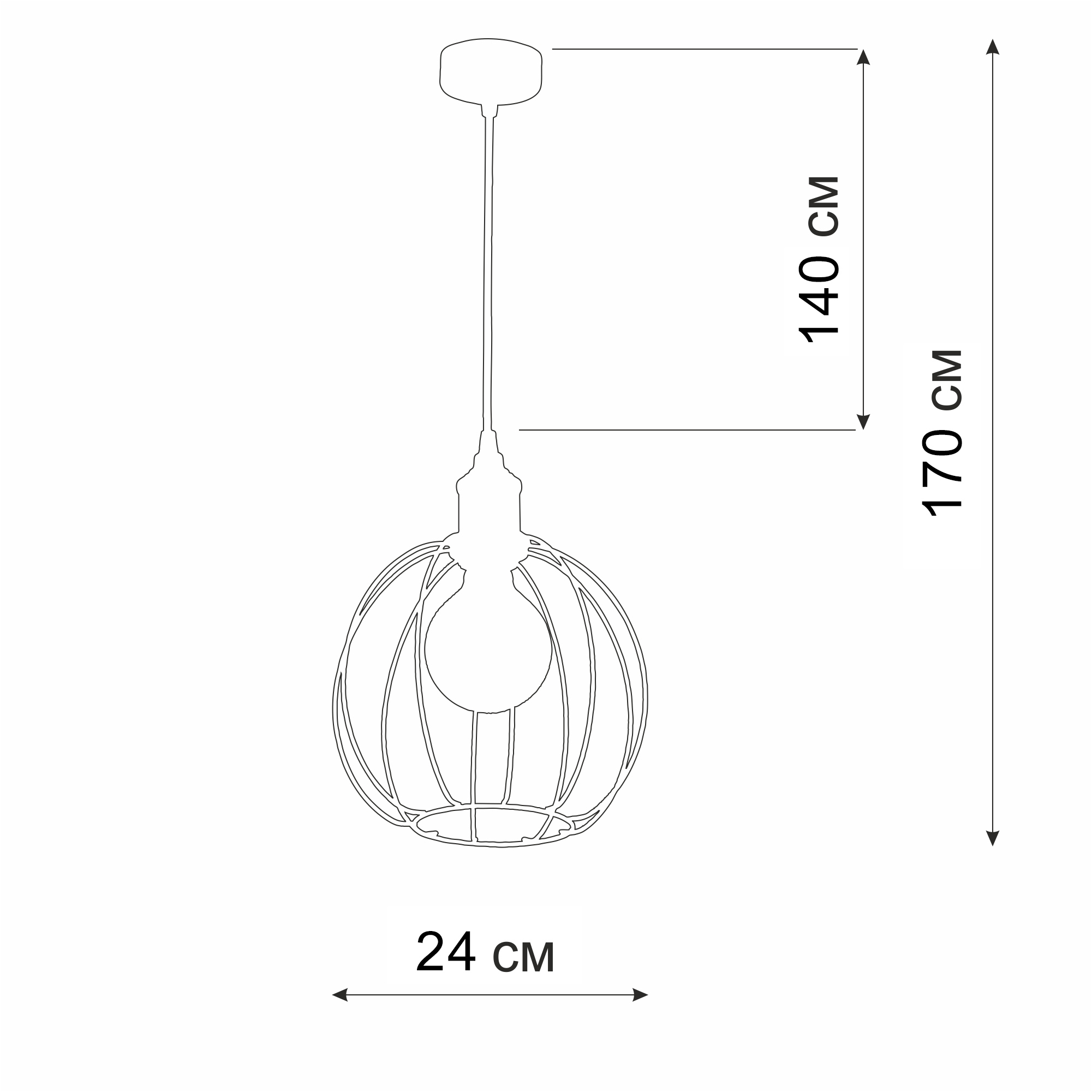 INSPIRE Подвесной светильник «Сфера» черный матовый для современного интерьера 18643266 STLM-0011843 - Вид №11