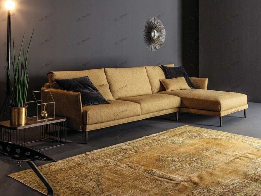 Twils Lounge 3-х местный тканевый диван с шезлонгом Finn sun-id-1458734