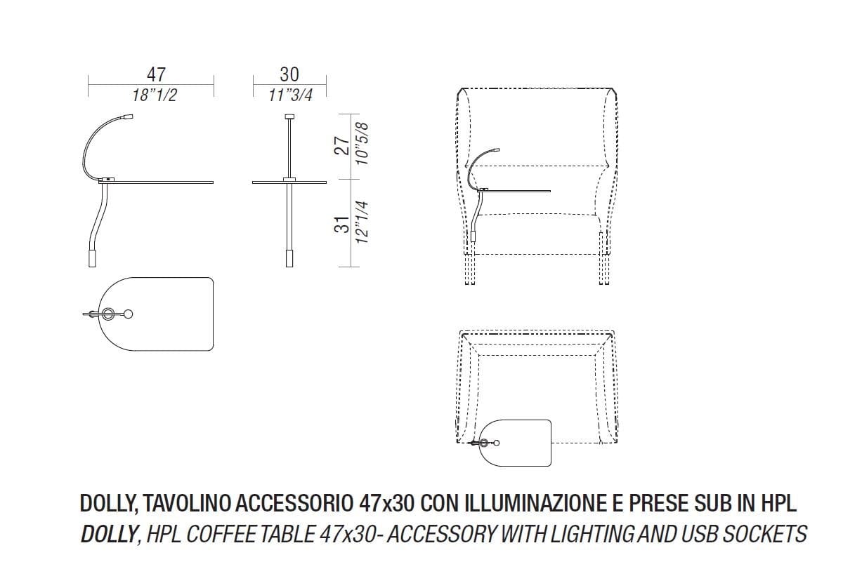 Тканевое кресло с высокой спинкой ESTEL GROUP Dolly ARCH-00064306 - Вид №12