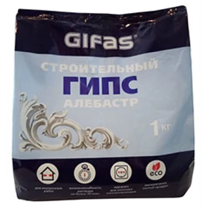 Гипс строительный Алебастр Gifas 1 кг
