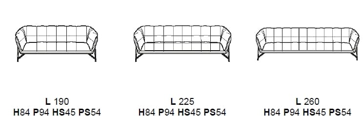 Ткань диван Calia Italia Superior ARCH-00070044 - Вид №2